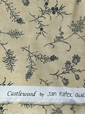 Moda Castlewood By Jan Patek #2142 Yellow Sage Green 2 Yards - Image 1 of 4