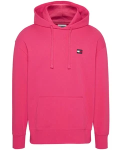Tommy Jeans Hoodie Sweatshirt Sweatshirt Tjm Relaxed Fit mit Kapuze und Baumwollabzeichen - Bild 1 von 3