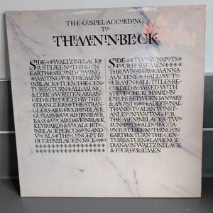 THE STRANGLERS - THE MEN IN BLACK 1981 UK 1st VINYL LP LBG 30313 A3/B1 VG/VG - Picture 1 of 10