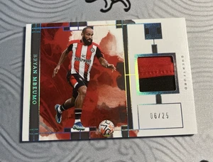 Bryan Mbeumo 2023-2024 Panini Impeccable Patch /25 - Brentford - Picture 1 of 2