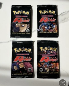 EMPTY Team Rocket 1st Edition WOTC Complete Art Set Booster Packs Vintage 🔥 - Picture 1 of 1