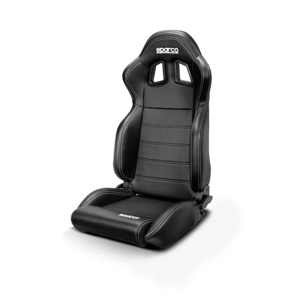 Sparco 009014NRSKY R100 Racing Seat Black Vinyl — 第 1/1 张图片