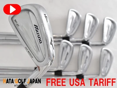 7Pcs MIZUNO MP-57 CM Iron set 4-5-6-7-8-9-P PW RH DG Stiff S200 Irons golf Club - Image 1 of 4