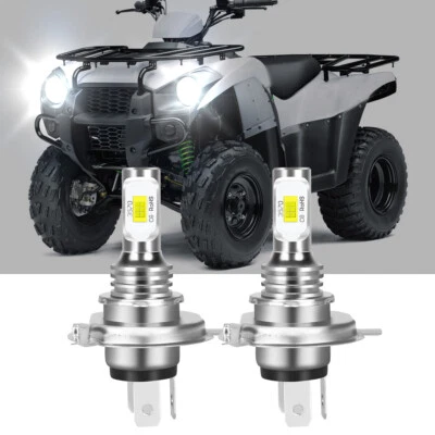 H4 ДЛЯ KAWASAKI BRUTE FORCE ПРЕРИИ ФАРЫ СВЕТОДИОДНЫЕ ЛАМПЫ ВЫСОКОЙ МОЩНОСТИ 6000K - Изображение 1 из 4
