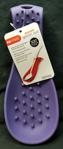 Dexas Purple Silicone Spoon Rest - Picture 1 of 7