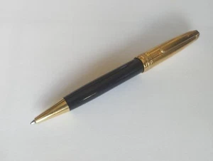 Montblanc Meisterstuck Solitaire Doue Gold & Black Resin 164 Ballpoint Pen - Picture 1 of 17