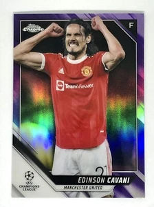 2021-22 Topps Chrome UCL Purple Refractor /250 Edinson Cavani #139 - Picture 1 of 4