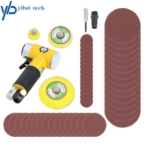 1/2/3 inch Random Orbital Air Sander Mini Pneumatic Sander for Auto Body Work - Picture 1 of 12