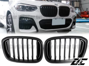 FIT X3 X4 SUV BMW G01 G02 2018 2019 2020 2021 MATTE BLACK SINGLE SLANT GRILLE - Foto 1 di 5