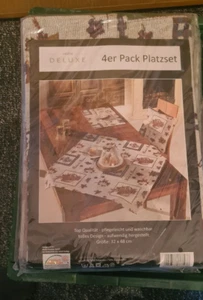 4er Pack Platzsets 32 x 48 cm von HOME DELUXE ungeöffnete Verpackung - Bild 1 von 4