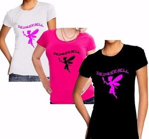 CAMISETA DE REFRANCO BEBEDORBELL CAMISA DIVERTIDA DRINKINGBELL CAMISETA DE FIESTA BORRACHERA - Imagen 1 de 5