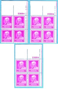 Sc# 953 einzigartige & seltene pt-Position & PT-Nummer Blöcke mit unterschiedlichen Perforationen - Bild 1 von 4