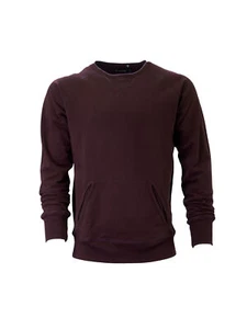 PROJECT A by Zanerobe Men's Burgundy Acid Witcombe Crew Sweatshirt $99 NWT - Picture 1 of 2