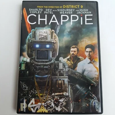 Chappie  DVD 2015 WS Hugh Jackman Sharlto Copley Dev Patel Sigourney Weaver - Image 1 of 2