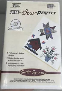 CD Art Sew Perfect Edred Square 20 diseños de bordado - ¡nuevo! - Imagen 1 de 2