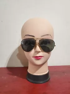 Vintage Ray Ban Pilotenbrille Bausch & Lomb schlagfeste Gläser USA - Bild 1 von 4