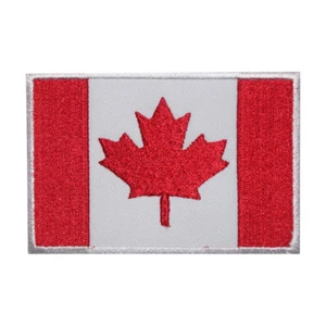 Canada Country Flag Patch Iron On Patch Sew On Badge Embroidered Patch - Picture 1 of 1