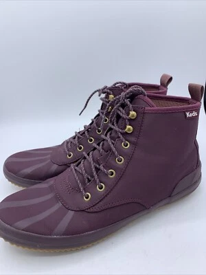 Keds Women’s Size 9.5 Dream Foam Wine Color High Tops Lace Up Sneaker Boots - Image 1 of 4