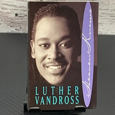 Luther Vandross - Heaven Knows Remix [Cassette Tape 1993 Single] Epic Records - Image 1 of 4