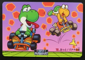 Tarjeta Super Mario Kart BANPRESTO Nintendo 1993 Japón #12 - Imagen 1 de 2