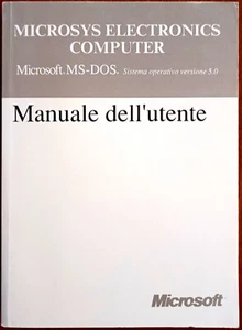 Manuale dell'utente per il sistema operativo MS-DOS v5.0, Ed. Microsoft, 1991 - Picture 1 of 1
