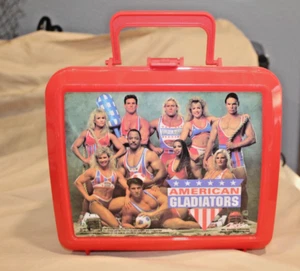 Fiambrera de plástico con termo Aladdin American Gladiators 1992 Aladdin - Imagen 1 de 5