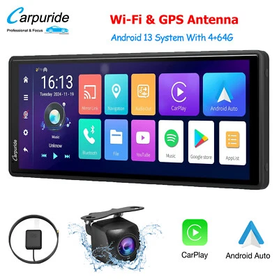 Carpuride W903 Pro CarPlay Android Auto 4+64GB GPS Navigation APP CarPlay Screen - Bild 1 von 4