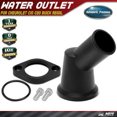 45° 360 Swivel Water Outlet Thermostat Housing for Chevrolet C10 C20 Buick Regal - Image 1 of 4