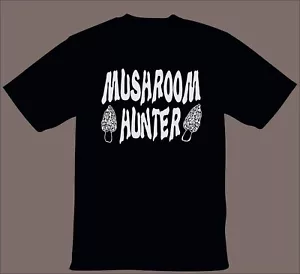 Mushroom Hunter Shirt Morel Magic Shroom Hunting Shirt Shores - Picture 1 of 1