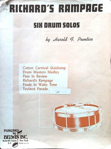 Richard's Rampage Drum Solo per rullante di Harold F. Prentice spartiti - Foto 1 di 1