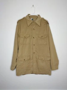 Camisa De Colección Levi's Panatela Manga Larga 4 Bolsillos Safari Pana Para Hombre Grande - Imagen 1 de 7