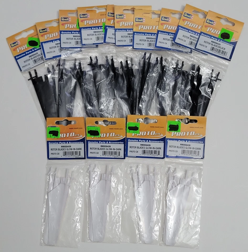 Revell Proto CX RTF Helicopter Glow in The Dark Main Rotor Blades RMXE6426