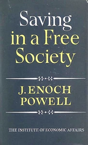 Saving in a Free Society by Powell, J. Enoch - Imagen 1 de 1