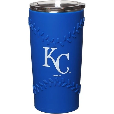 Kansas City Royals 20oz Stainless Steel with 3D Silicone Tumbler - MLB Cover