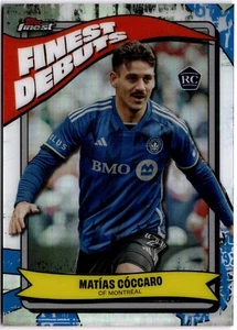 Matias Coccaro 2024 Topps Finest MLS Finest Debuts #FD-6 CF Montreal - Bild 1 von 2