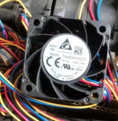 Delta TAA0412CD DC12V 0.6A 40x40x20mm 4020 4-Pin PWM Switch Cooling Fan - Image 1 of 4