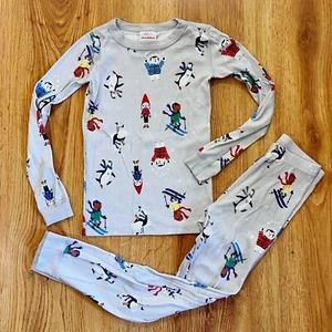 Hanna Andersson Winter Fun Animal Print Long John Pajamas  - Picture 1 of 14