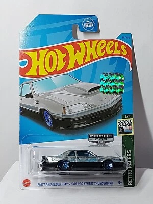 HOT WHEELS 1/64 🇫🇷 Zamac matt and Debbie 1988 pro street thunderbirds #5/10 - Photo 1/4