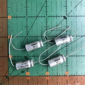 Condensador electrolítico axial Sprague 10uF 100v TE1407 30D 105'c audio 4 un.  - Imagen 1 de 2
