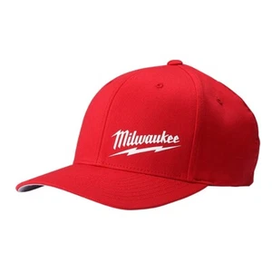 Milwaukee 504R-LXL Red Fitted Hat L/XL - Picture 1 of 3