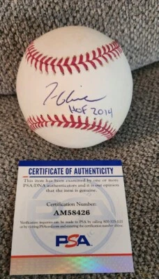 TOM GLAVINE SIGNED OFFICIAL MLB BASEBALL METS BRAVES HOF2014 PSA/DNA #AM58426 - Image 1 of 4