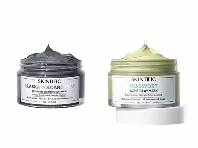 SKINTIFIC  Alaska Volcano Deep Pores & Mugwort Ance Cleansing Clay Mask  55g - Image 1 of 4