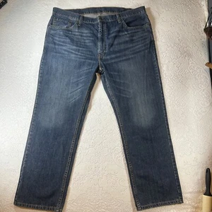 Levis 559 Jeans Mens 42x30 Blue Relaxed Straight Dark Wash Stretch Denim - Bild 1 von 11