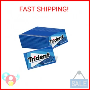 Trident Original Flavor Sugar Free Gum, 14 Pieces (Pack of 24) (336 Total Pieces - Picture 1 of 2