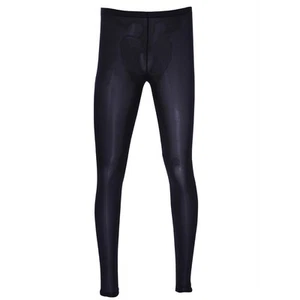 Men Sports Skin Tights Compression Base Under Workout Long Pants See-through - Picture 1 of 10