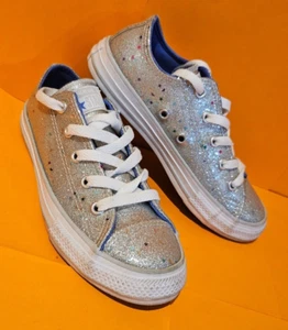 CONVERSE Chuck Taylor All Star Kids Junior Shoes Galaxy Glimmer US 1 UK13.5 EU32 - Picture 1 of 7