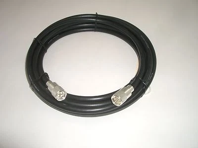 WORKMAN 213-18-PL-PL 18FT RG-213 COAX COAXIAL CABLE PL-259 RG-8 TYPE - Image 1 of 3
