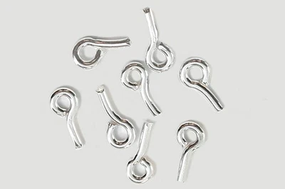 Inwaria Stiftösen 925 Argento 5mm Pin con Occhiello Connettore Gangi, SS59 - Immagine 1 di 4