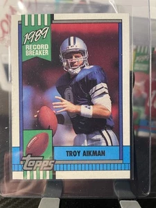 1990 Topps - Record Breaker #3 Troy Aikman - Picture 1 of 3