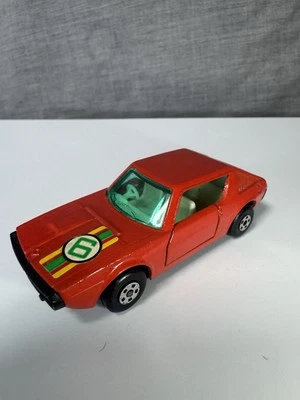 Matchbox Lesney 1974 Superfast No. 62 Red Renault 17 TL Racing 9 England - Image 1 of 4